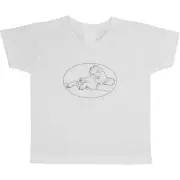 'Sleepy Cocker Spaniel' Children's / Kid's Cotton T-Shirts (TS042958)