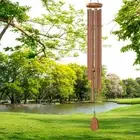 Extra Large 58" Bronze Wind Chimes for Outside Deep Tone, Big Outdoor Clearan...