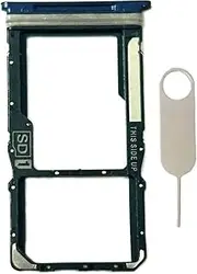 Single Sim Card Tray Slot Holder Micro SD Card Replacement for Motorola Moto G Play 2023 XT2271 XT2271-5 (Deep Indigo)