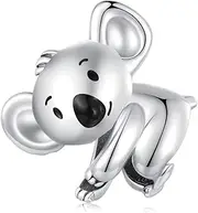 [DOYIS] 925 Sterling Silver Koala Charm for Pandora Bracelet