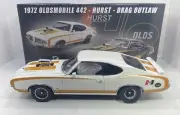 GMP/ACME 1/18 Scale 1972 Oldsmobile 442”Hurst Drag Outlaw”Very Detailed