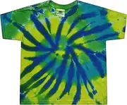 [Colortone] Toddler Tie Dye T-Shirts for Boys and Girls - Tie-Dye Short Sleeve Tees for Little Kids