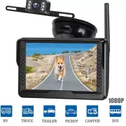 Digital Wireless Rear View 5" Monitor Reverse Camera Kit For Truck Caravan Van