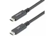 StarTech.com 1.8m USB-C to USB-C Cable 100W PD 5Gbps Chromebook Cert Black
