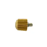 Tag Heuer Screw Down Crown 4.25mm Gold Matte Plated Swiss Made