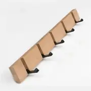 Wooden Folding Coat Hooks Coat Rack Wall Mount, Foldable Wall Hooks, Retracta...