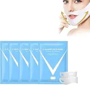 2024 New Bloskin Double Chin Mask Reusable, Bloskin Double Chin Mask, Bloskin Lifting Face Mask, V Shape Face Lift Mask For All Skin Types For Lifting (5pcs)