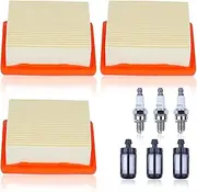 [Haishine] Air Filter Tune Up Kit for Stihl BR800 BR800C BR800X Backpack Leaf Blower, Air Fuel Filter Spark Plug Kit for for Stihl BR800 BR800C BR800X Replace # 4283 141 0300, 4283-141-0300B