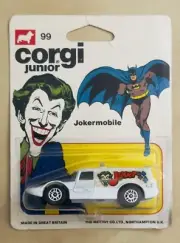 CORGI Juniors #99 JOKERMOBILE (Batman) Original - Never opened - Rarer 1978 Ver