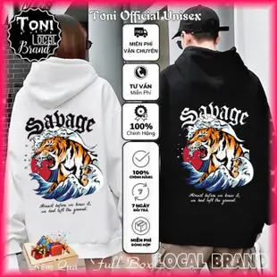 本地品牌 SABAGE 中性寬型棉氈連帽衫(HD9200L - 整盒 - 帶真實照片視頻)(Toni Shop)