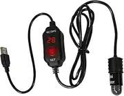 Qianly Compact Aquarium Heater, 10W Adjustable Temperature Control, USB Powered Heating Rod