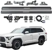 BJOHQ Electric Running Boards Compatible for Toyota Sequoia 2023-2025, SUV, Off-Road & Pickup Trucks - Retractable Truck Steps & Nerf Bars