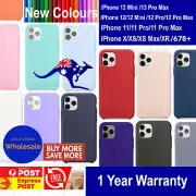 Silicone Case Cover for iPhone 11 12 13 14 Pro XS MAX XR 7 8 6 Plus Shockproof