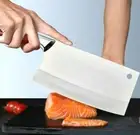 Cleaver Knife Stainless Steel Full Tang Wood Handle Slicing Chopping Cut Butcher