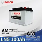 德國BOSCH博世600.085容量100AH 銀合金汽車電瓶 AMS充電制御車電池 BENZ賓士 W203