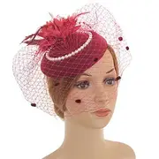 Fascinators Kentucky Derby Hat Headwear Organza Polyester / Polyamide Fedora Hat Floppy Hat Veil Hat Tea Party Horse Race Ladies Day Vintage Style Vintage Eleg