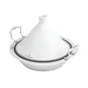 Scanpan Impact Tagine with Lid 28cm Double Riveted Handles Dishwasher Safe