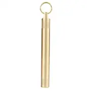 Brass Pill Bottle Holder Compartment Cigarette Toothpick Container Medicine AC