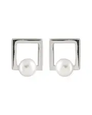 Splendid Pearls Silver 6-7Mm Freshwater Pearl Earrings Women's
