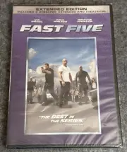 Fast Five DVD NEW Unrated & Extended Furious 5 Vin Diesel Paul Walker The Rock