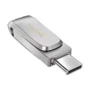 SanDisk 32GB Ultra Dual Drive Luxe USB C USB-A Flash Drive Memory Stick Swivel