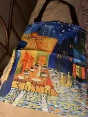 “Van Gogh” Oil Painting Series Is This “Outside Dining” Tote/Shoulder Bag