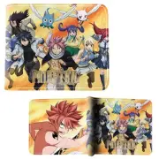 New Team Natsu FAIRY TAIL BiFold Wallet Feari Teiru Credit Card Billfold