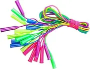 12pcs Adjustable Skipping Ropes Durable Exercise Ropes for Fitness Lightweight Design for Outdoor Activities Fun for Boys Random Color