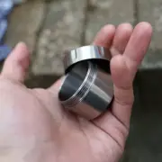 Titanium alloy Waterproof Case Portable Contact Lens Container Pill Holder Box