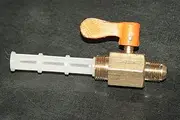 Fuel Petrol Diesel On/Off Vertical Brass Tap Switch Massey Fargusan Tractor