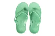 ARCHLINE Orthotic Thongs Arch Support Shoes Footwear Flip Flops - Dew Green