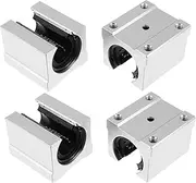 FELTECHELECTR Ball Bearing Linear Slide Block Sbr20uu 20mm Shaft Open Type Precision Guiding Rail