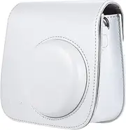 PU Instant Camera Case Bag with Strap Accessory Replacement for Instax Mini 9/8/8+/8s Smokey White White