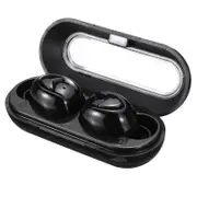 Mini Fashion TWS Wireless bluetooth 5.0 Earphone HiFi Stereo Noise Cancelling Headphone with Mic BLACK COLOR