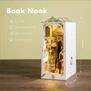Bookend Stand Bookshelf Insert Bookcase Miniature House Sunshine Town