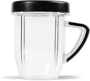 NBM-U0272 NutriBullet Rx 30 Oz Short Mug with Lip Ring, Black