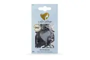 Lady Jayne Black Snagless Elastomer Elastics 50 Pack