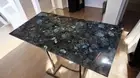 48"x30" Stunning Labradorite Center Sofa Dining Table Handmade Crystal Gemstone