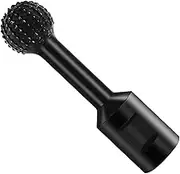 Sphere Rotary Burr, High Carbon Steel Wood Carving Burrs Ball Grinding Head with 5/8-11 Thread Universal Wood Polishing Engraving Burr Tool for 4 1/2 and 5 Inch Angle Grinder