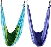 EVTSCAN Anti-Gravity Aerial Yoga Fitness Hanging Grip Inversion Swing Sling Hammock, Inversion Exercise Equipment, Home Gym Fitness