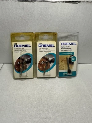 Dremel High Speed Cutter Bits - 193 & 134 - Lot of 3