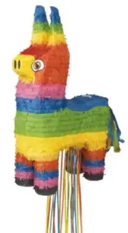 PINATA BURRO PULL STRINGS