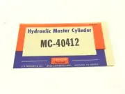 VINTAGE NIEHOFF HYD. MASTER CYLINDER PARTS BOX STICKER *STICKER ONLY* #803 NEW