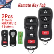 2 Replacement Keyless Remote Car Key Fob 4B for Nissan Armada 2004-2015 5931642
