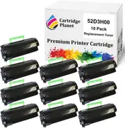 10 Pack Compatible Toner Cartridge for Lexmark 52D3H00 523H (25,000 Pages) for Lexmark MS810 MS810DE MS810DN MS810N MS811 MS811DN MS812 MS812DE MS812DN