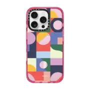 iPhone 16 Pro Impact Case MagSafe Compatible Geometric by Poketo
