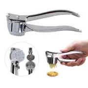 Garlic Press Crusher Mincer Kitchen Stainless Steel Garlic Smasher Squeezer