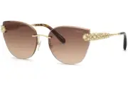 NIB CHOPARD SUNGLASSE - SCHL05S HAVANA / ROSE GOLD - WOMENS