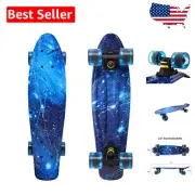 Lightweight 22-Inch Mini Cruiser Skateboard with High Speed ABEC-7 Bearings