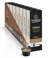 Grinders-Coffee Caffitaly Compatible Capsules-80 - Pack Crema Capsules